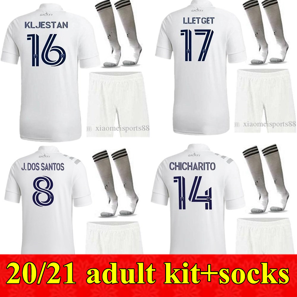 

2020 2021 la galaxy soccer jerseys GALAXY CHICHARITO J.DOS SANTOS PAVON 20 21 Football Men kit Shirts, Home+socks