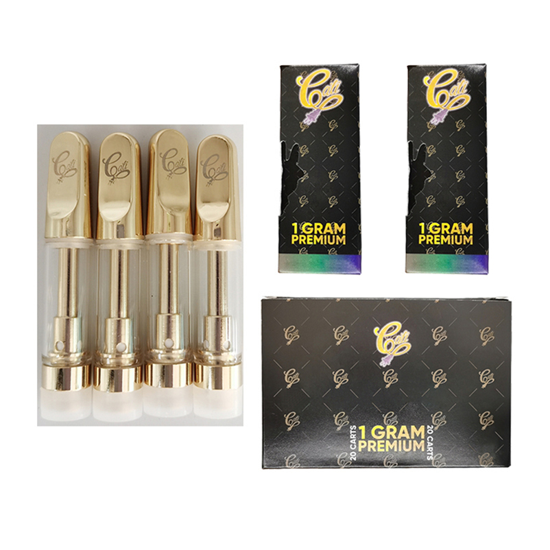 

Cali Plug Oil Carts Packaging 510 Ceramic Cartridges Empty Vape Pen Vaporizer 0.8ML 1ML Glass Thick Atomizer E Cigarettes Paper Boxes