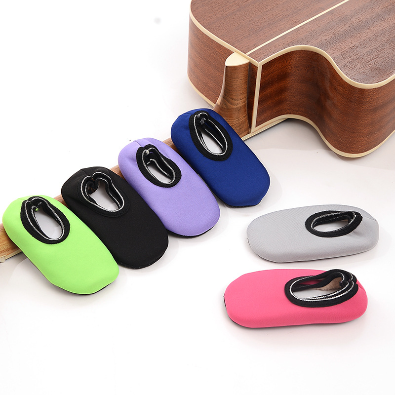 

Fashion Baby Boys Girls Socks Rubber Slip-resistant Floor Socks Cartoon Kids Solid Color Winter Autumn Thicken Warm Shoes, Black