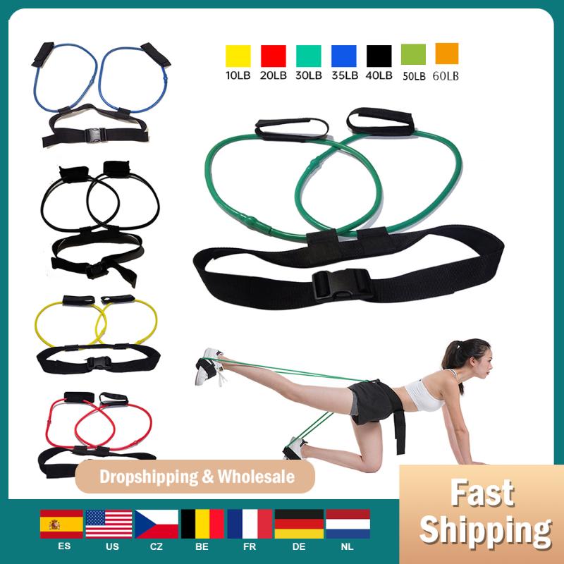 

Fitness Resistance Belts Fitness Set Resistance Bands for BuLegs Muscle Training Adjust Waist Belt Elastic Bands