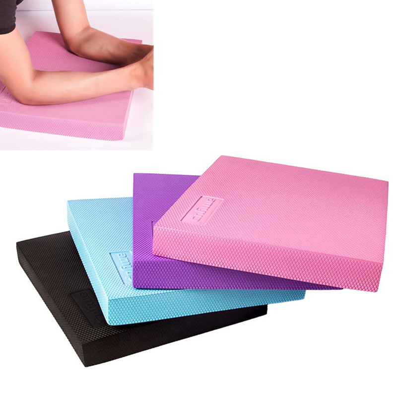 

TPE Thickened Yoga Fitness Pad Flat Support Ankle Rehabilitation Training Mat Sports Equipment, Black
