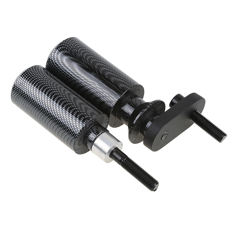 

Carbon Fiber CNC No Cut Motorcycle Frame Sliders Anti Crash Caps Anticaida Falling Protection For YZF600 YZFR6 2006-2007