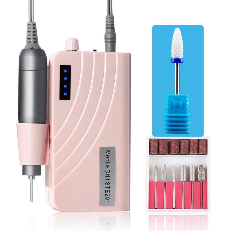 

Electric Nail Drill manicure Machine Set 30000RPM Nail Drill Bits Milling Cutter for Manicure Pedicure Grinding Tools Bands