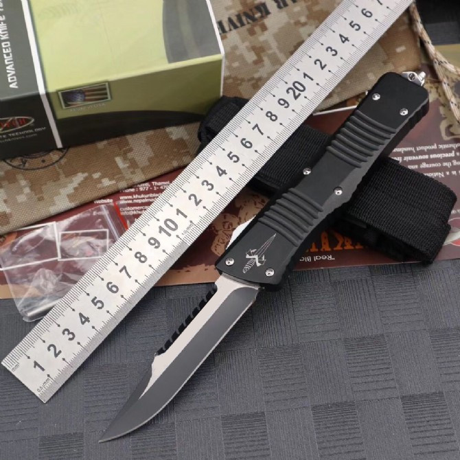 

Interceptor double action tactical self defense folding edc knife camping knife hunting knives xmas gift a3031