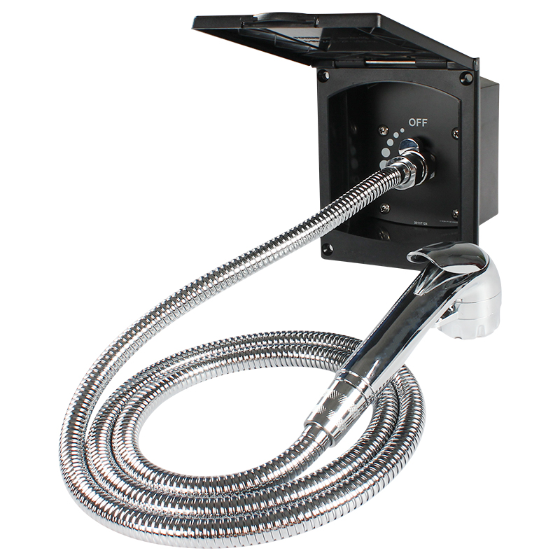 

TYTXRV Black Exterior Shower Box Kit For Caravan RV Boat Motorhome