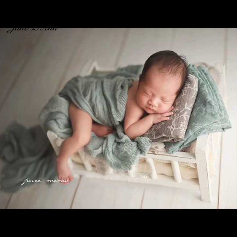 

Jane Z Ann Newborn baby wrap photo-taking mesh soft elastic paper towel decorative blanket basket filler 90x200cm, Yellow