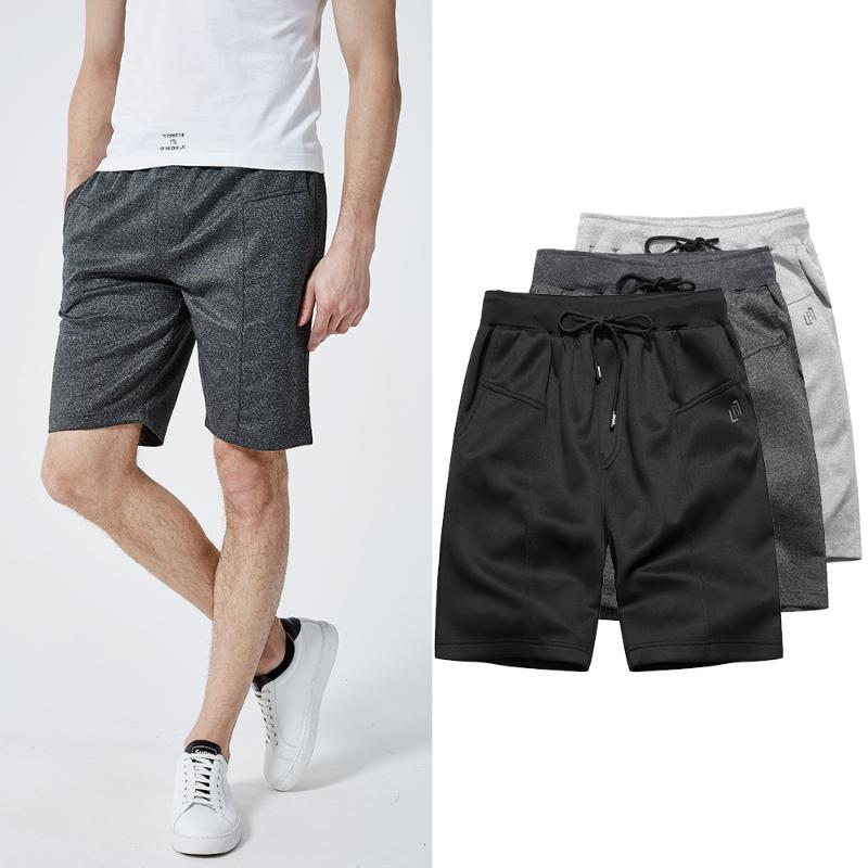 

Men' shorts, men' new casual sports pants, beach five-point pants, summe, Black