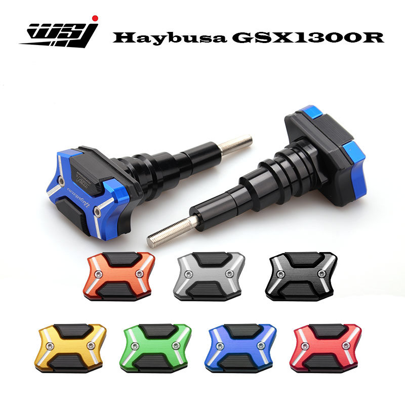

Motorcycle CNC Aluminum Falling Protection Frame Sliders Crash Protector For HAYABUSA GSXR 1300 GSX1300R 2008-2020