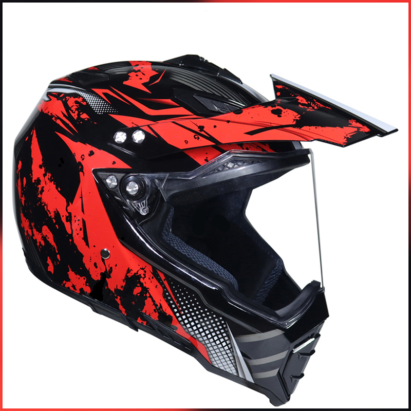 

Motorcycle Helmet Men Full Face Helmet Moto Riding Motorbike DOT Certification, 6a