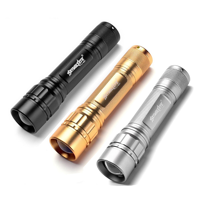 

Portable Tactical Handheld Torch Light Emergency LED Flashlights with 3 Modes
