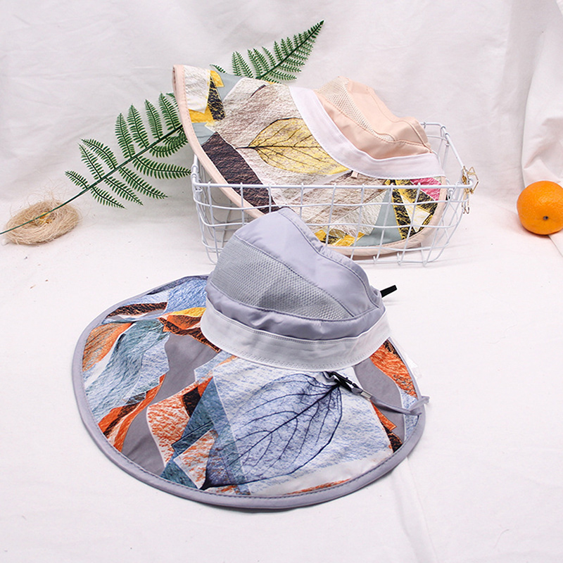 

2020 Summer Hat For Women UV UPF Wide Brim Breathable Sun Hat Outdoor Hiking Fishing Bucket Waterproof Boonie, Beige