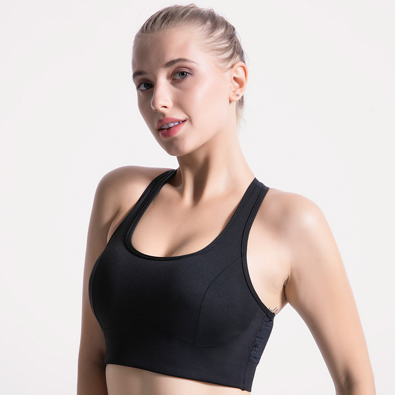 

Seamless Mesh Dot back Sports Bra, Purple