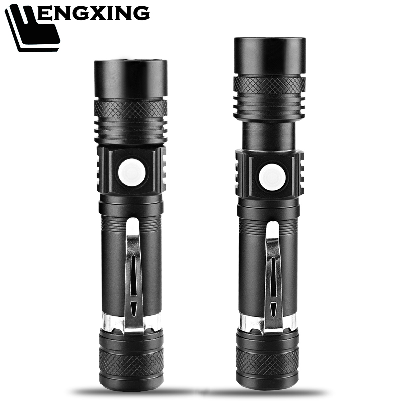 

Ultra Bright LED 8000LM Super Bright Torch Led T6/L2/V6 Lamp Beads Zoomable 4 Lighting Modes Outdoor Bicycle Lighting