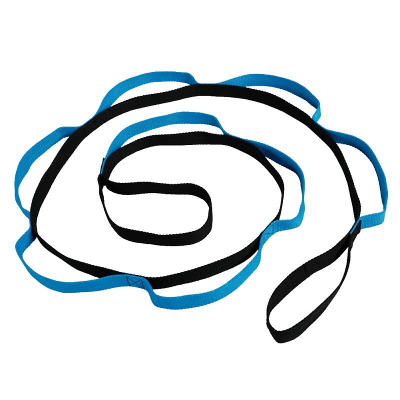 

Yoga Pull Strap Belt Latex Polyester Yoga Pilates Gym Fitness Elastic Latin Dance Stretching Band Loop Exercise Resistance Bands, Red