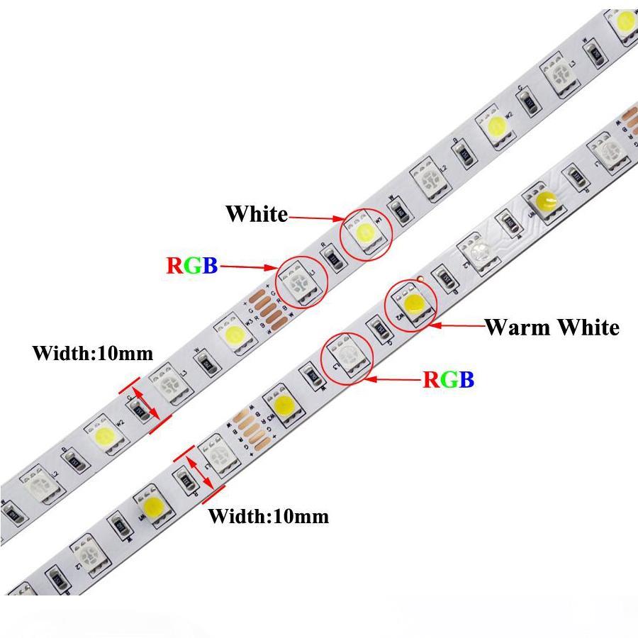 

5m 5050 60leds m SMD RGBW LED Strip Light RGBW led lighting Flexible led tape diode ribbon DC 12V Most beautiful home lamp