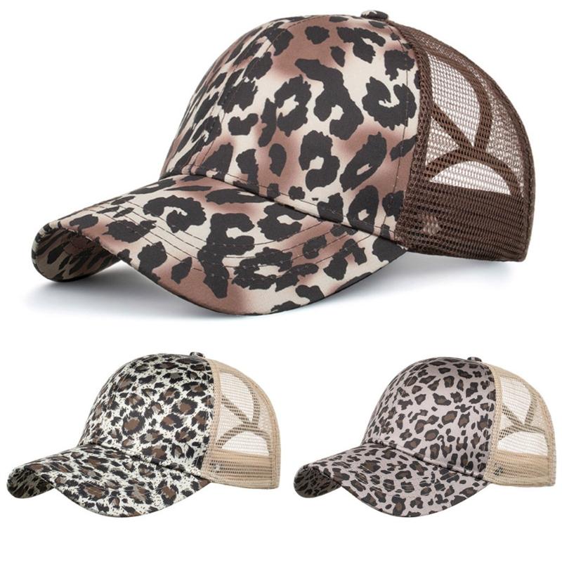 

Leopard Print Rock Baseball Caps Sports Dance Party Hats Snapback Sun Hats Hip-hop Adjustable Caps Outdoor Sport Cycling, White