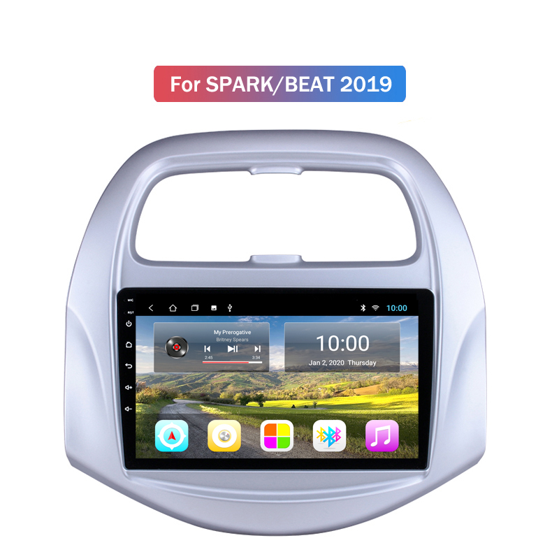 

Android Car DVD Player Mirror Link Apple Mobile Phone Radio Video For Chevrolet SPARK/BEAT-2019 Wholesale 10 Inch Touch Screen