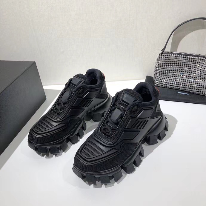 

Mens Woman Casual Shoes Cloudbust Thunder Sneakers Platform Shoes Runner Trainer Outdoor Shoe Knit Fabric Low Top High Top Light Rubber New Colors With Box NO338, 11