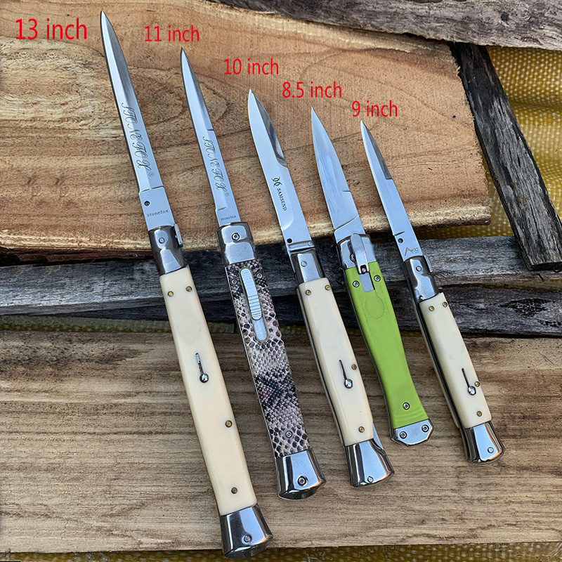 

Hot SAMSEND Automatic Knife Styles Varied Tactical Folding Knife EDC Outdoor Self-defense Tool Gifts Nice Choice