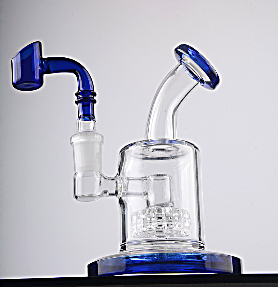 

5.9 inchs Stereo Matrix perc 14mm banger heady Glass Oil Rigs Small Bong Smoke Pipe Hookahs Shisha Thick Glass Water Bongs