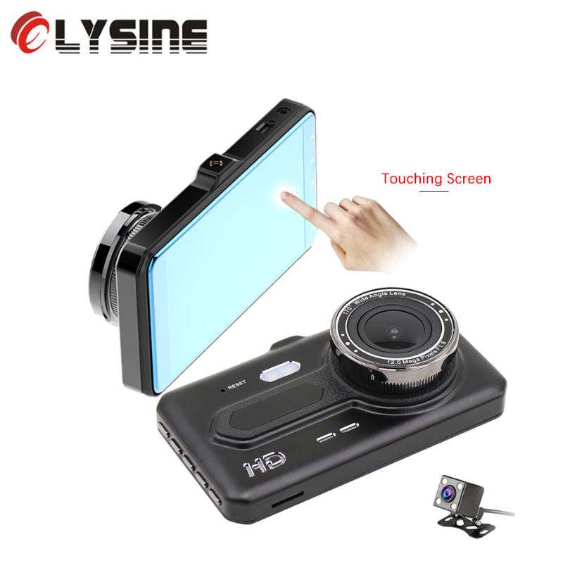 

Olysine D51 Car DVR Full HD 1080P Dash Cam Zinc Alloy Shell 4" IPS Touching Screen Video Registrator Drive Recorder Dual Camera