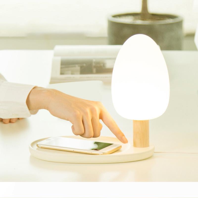 

Desk Lamp with Wireless Charger, USB Charging, 3 Brightness, Adjustable Table Lamp for Office, Bedroom or Dorm