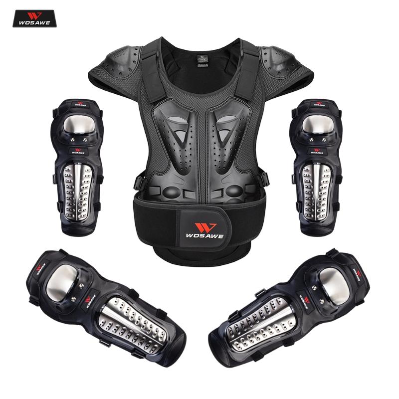 

WOSAWE Motorcycle Jacket Protection Body Armor Motocross Moto Jacket Protective Gear Motorcycle Jackets Knee Protector Elbowpads