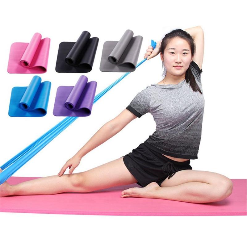 

1 pcs Class Durable High Density Eco-friendly Anti-Slip Nontoxic Exercise NBR Yoga Mat for Yoga Pilates In Stock, Red