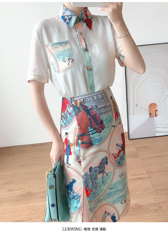 

JA600232 Fashion women' Sets 2020 Runway European Design party style women' Clothing, As pic