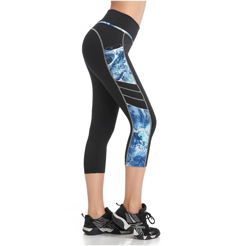 

EAST HONG Womens Running Fitness Leggings Compression Capri Gym Sports Tight Leggings, 178-25-3