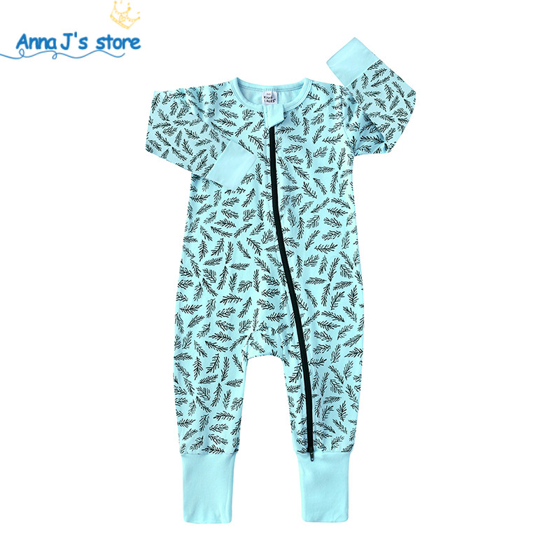 

Baby Clothing Cotton Rompers Baby Long Sleeve Autumn Cartoon leaf Toddler Cute Jumpsuit Clothes zipper Newborn Body Suit ppy556, 011