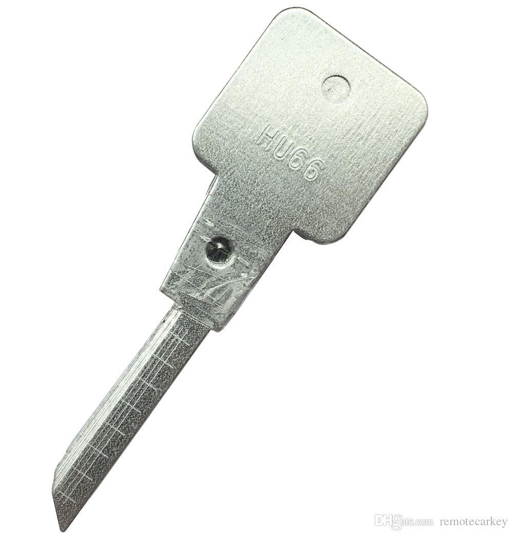 

Lishi HU66 Slave Key Blade for 2 in 1 Car Door Lock Pick Decoder Unlock Tool Lock Picks