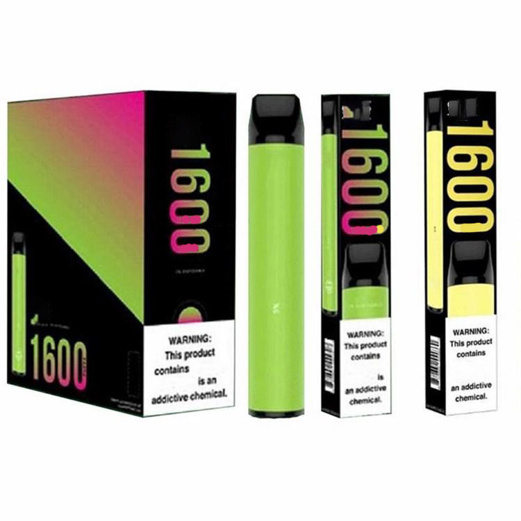 

Biggest Disposable Vape Pen Device XXL 1600 Hits Ecigarette Vapor Pen Pre-Filled Original Factory Juice Oil 100% Good Quality