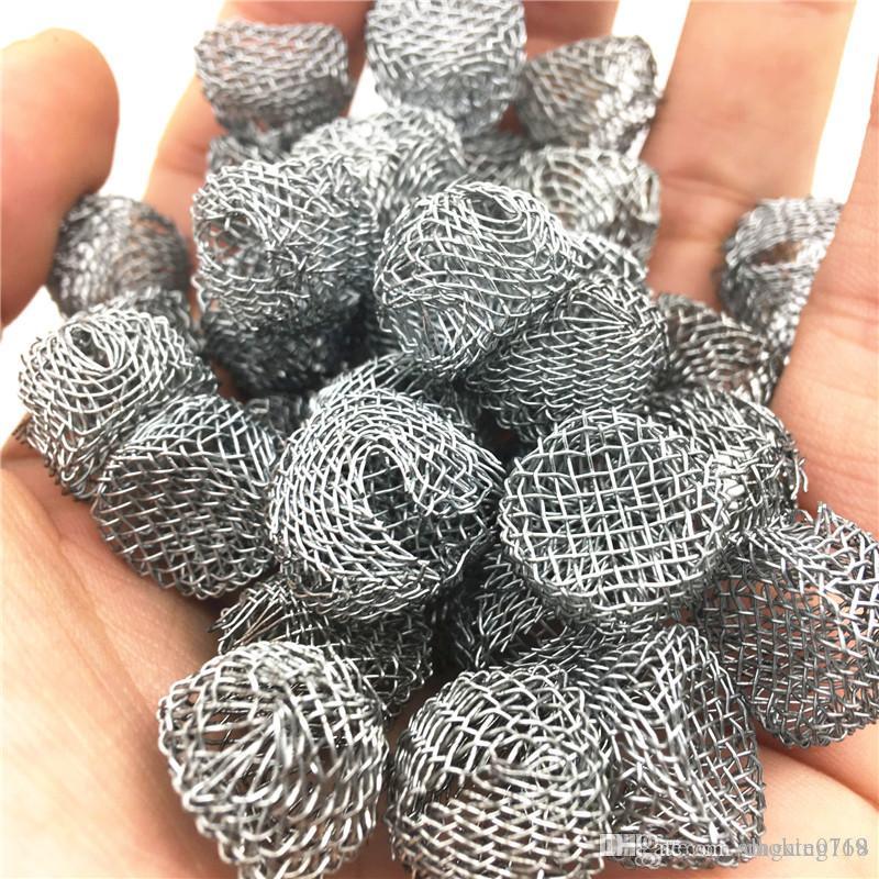

15mm 17mm 19mm Tobacco Smoking Pipe Metal Screen Filters Filter tennis Silver Stainless Steel Mesh Bowl for Smoking Tobacco Pipe Smoke Tools