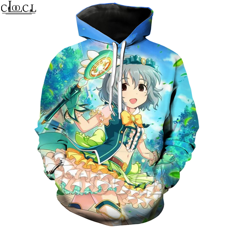

CLOOCL Anime The Idol Master Cinderella 3D Print Men Women Fashion Hoody Hip Hop Autumn Streetwear Sweatshirts Couple Pullover, Hoodie 1