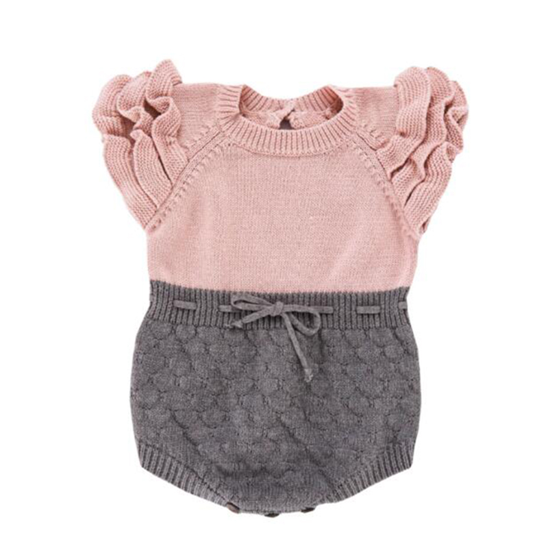 

Baby Boy Clothes Sleeveless Newborn Knitted Romper New 2020 Fashion Baby Rompers Girl Clothing Jumpsuit Infant Clothing
