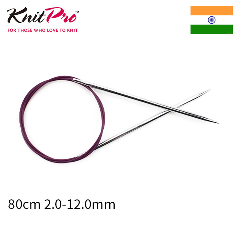 

Knitpro Nova Metal 80 cm Fixed Circular Needle