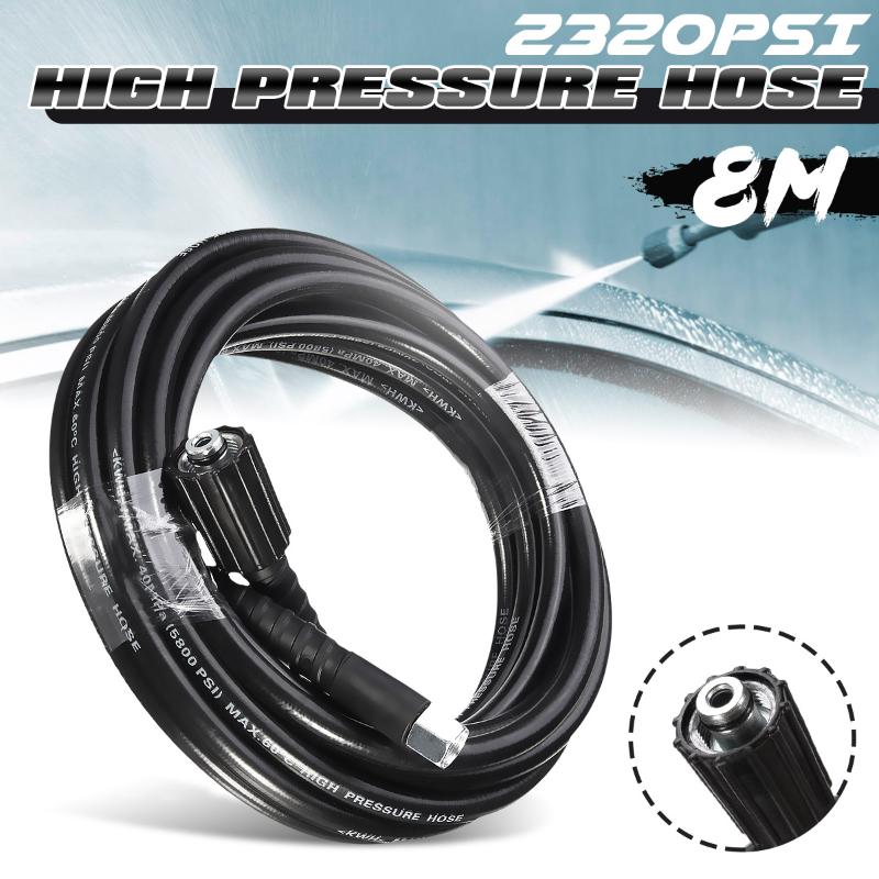 

8 meter 2320psi 160bar High Pressure Washer Hose Pipe Car Cleaning Extension Water Hose for Karcher High Pressure Cleaner