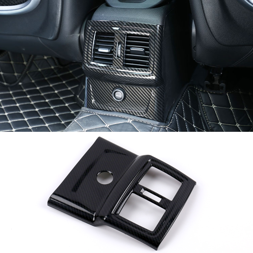 

Auto Car Accessories Rear Seat Back Air Vent Outlet Cover Trim Frame Sticker Interior Decoration for BMW X1 F48 2016-2020