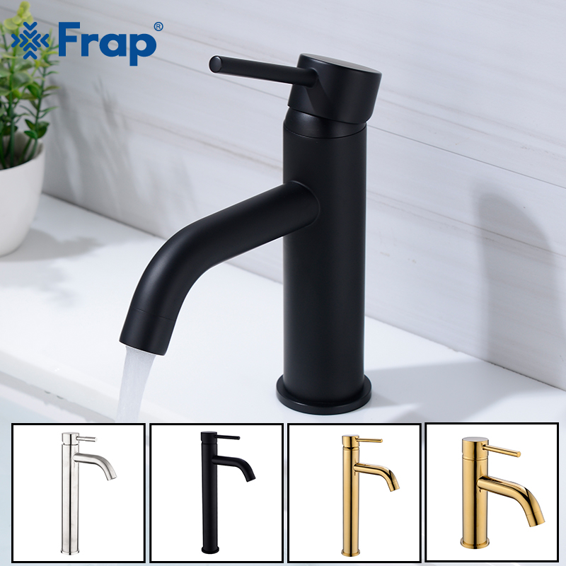 

FRAP Basin Faucets Bathroom Faucet sink mixer Bathroom Solid Basin mixer tap Cold and Hot Water Single Handle grifo lavab