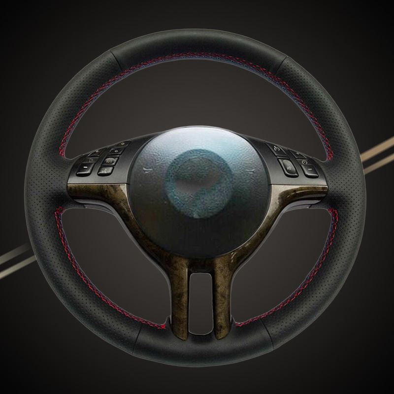 

Car Braid On The Steering Wheel Cover for E46 318i 325i 330ci E39 X5 E53 Z3 E36/7 E36/8 DIY Auto Braiding Covers Car-styling