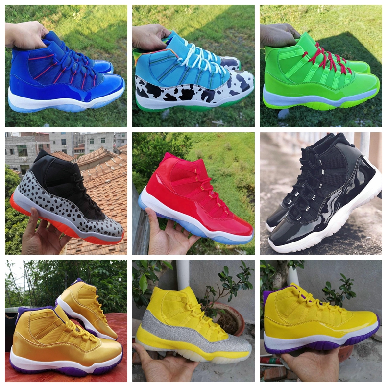 

with box Jumpman 11 11s cow Ice cream Men Basketball Shoes Red Pulse-Black-Universit Devil Designer Outdoor baskets Mens Sports Sneakers