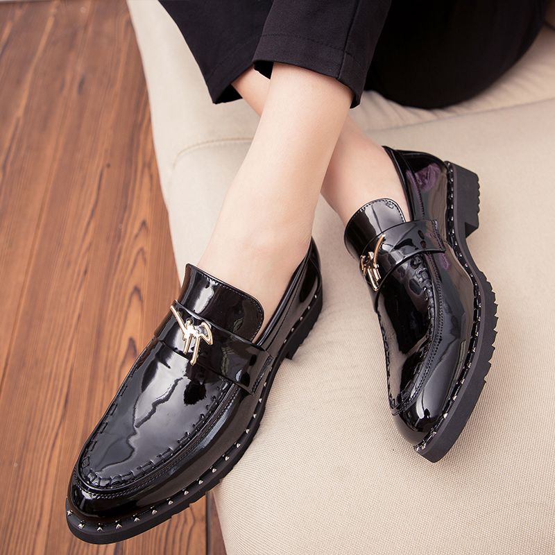 

2019 Men Dress shoes formal shoes men's Handmade business shoes wedding Leather Men Oxfords, Black