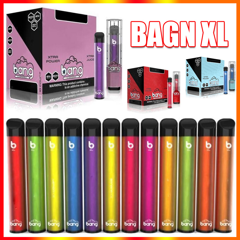 

Bang XL Disposable Vape Pen E Cigarette Device With 450mAh Battery 2ml Pre-Filled Pod 600 Puffs Smoking Vaporizer Puff Kit