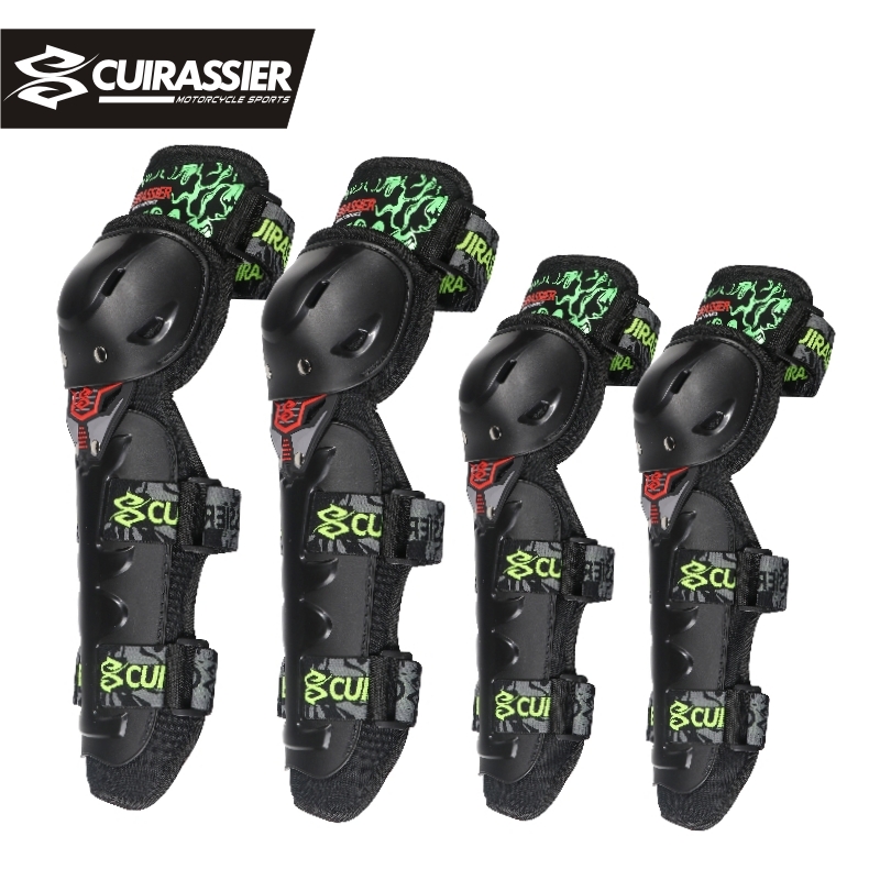 

Motorcycle Knee protector Cuirassier Elbow Pads Guards protection Motocross Protector Mx Racing Motorbike gear kneepad dirt bike