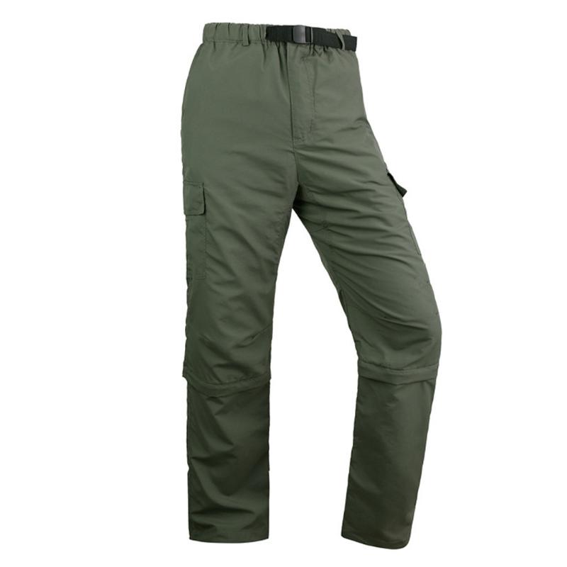 

SAGACE Hiking pants outdoor trousers can be split into shorts Quick Dry Removable Camping Pants Men Breathable Climbing Trousers, Dark gray