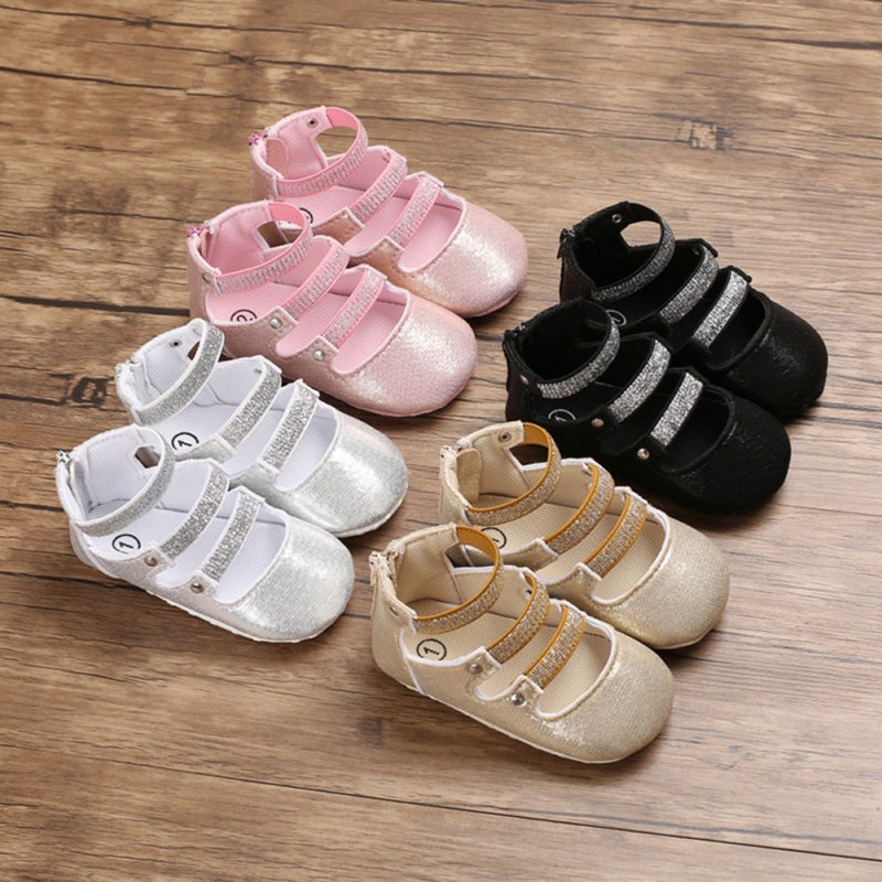 

18M Toddler Baby Girl Breathable Anti-Slip Shoes Sneakers Princess Toddler Soft Soled First Walkers