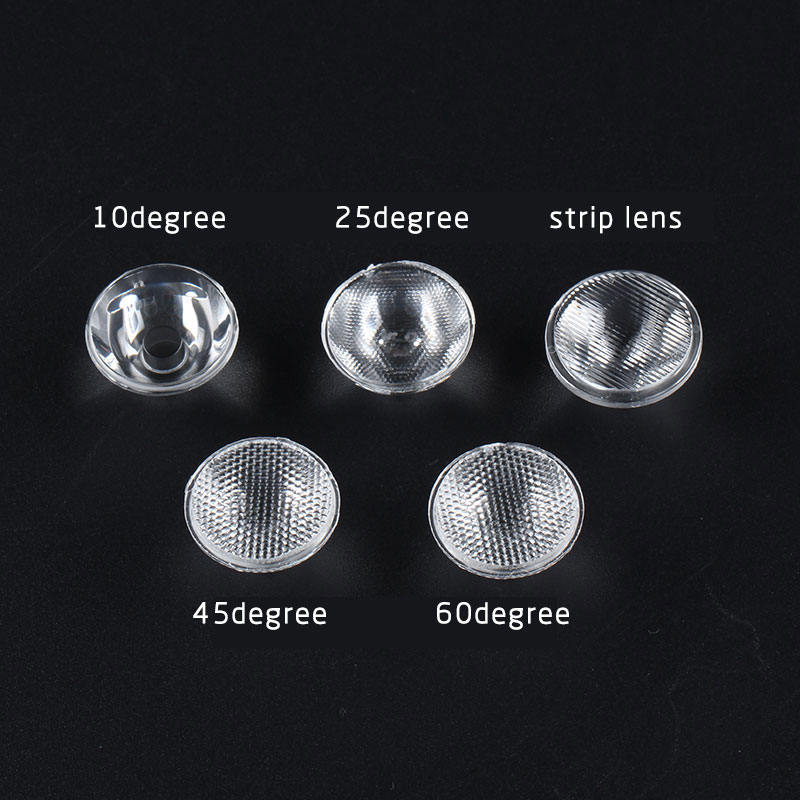 

10/25/45/60degree LED lens ,strip led lens for CREE XML XML2