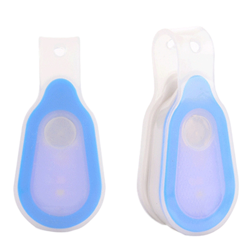 

2Pcs LED Clip on To Clothing LED netic Lights Running Button Silicone Clip Lamp for Hiking Running