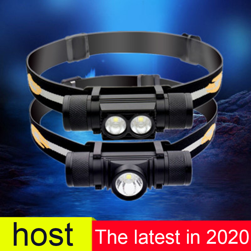 

5600K XM-L2 LED Headlamp Mini Headlight USB Rechargeable Power By 1 18650 Battery Headlight Torch For Camping Hunting
